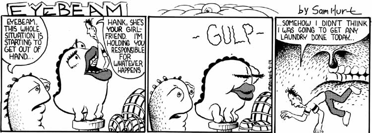 Eyebeam 1983: April 19, 1983, comic 81 of 289