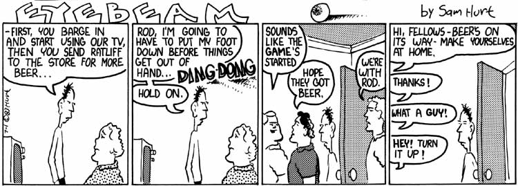 Eyebeam 1983: July 1, 1983, comic 144 of 289