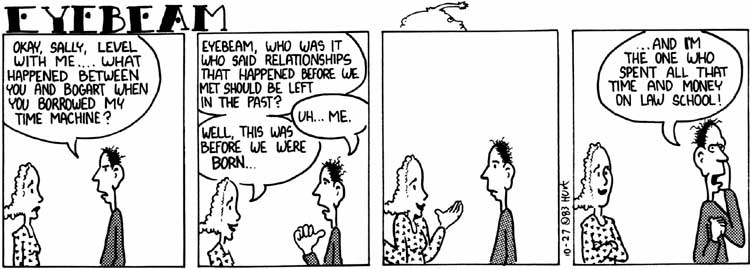 Eyebeam 1983: October 27, 1983, comic 245 of 289