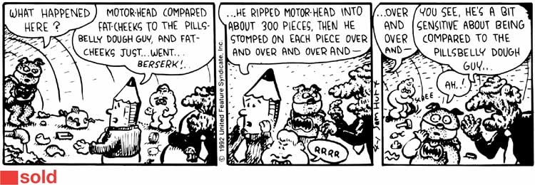 Queen of the Universe 1992: April 1, 1992, comic 92 of 131