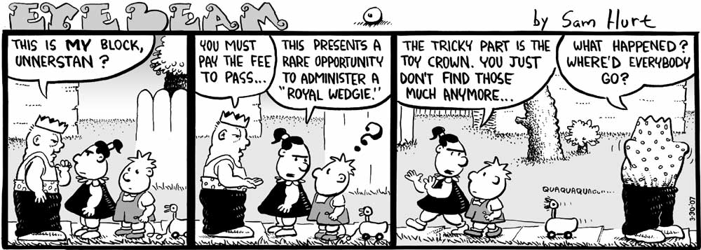 Current Eyebeams: March 30, 2007, comic 13 of 291