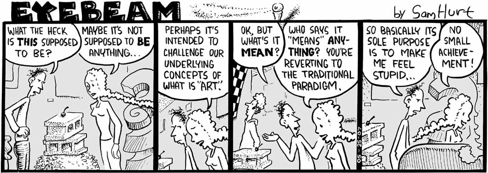 Current Eyebeams: May 25, 2007, comic 21 of 291