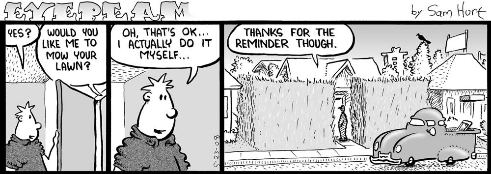 Current Eyebeams: May 23, 2008, comic 72 of 291