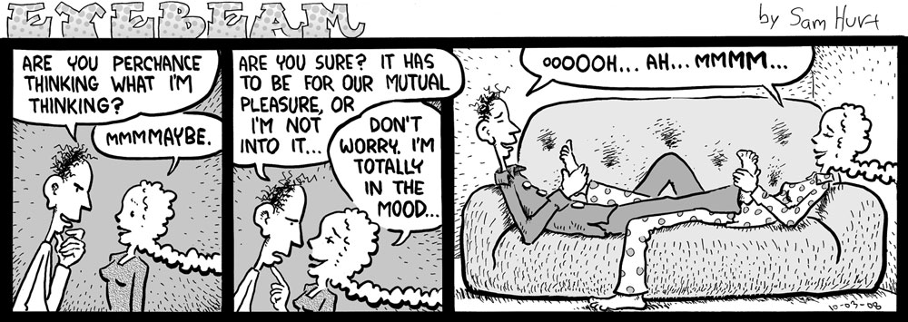 Current Eyebeams: October 3, 2008, comic 91 of 291