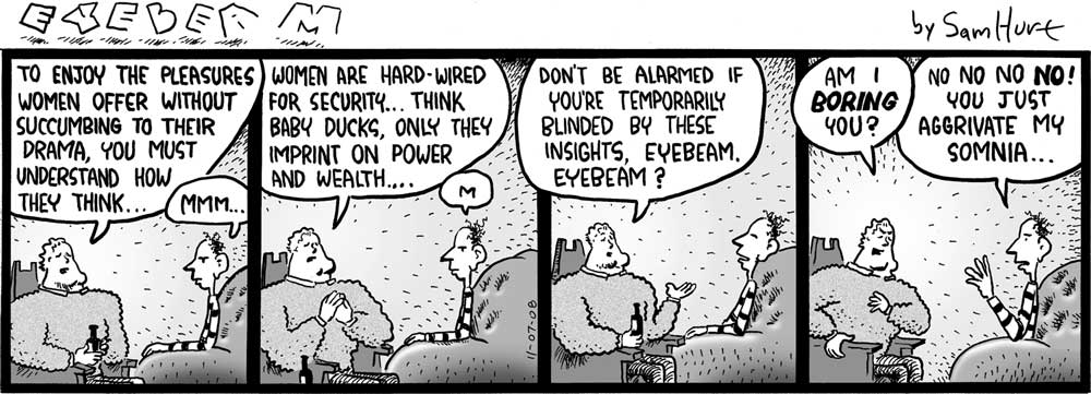 Current Eyebeams: November 7, 2008, comic 96 of 291