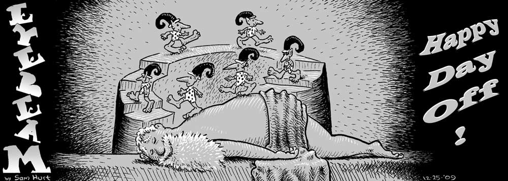 Current Eyebeams: December 25, 2009, comic 157 of 291