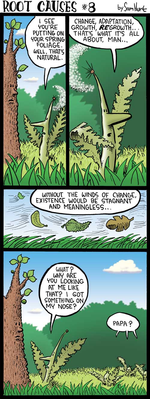 Root Causes: comic 2, comic 2 of 9